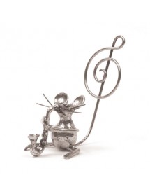 Saxophone mouse pewter...