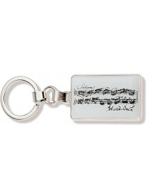 Key ring Bach music black...