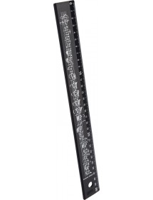 Ruler 30 cm black with line...