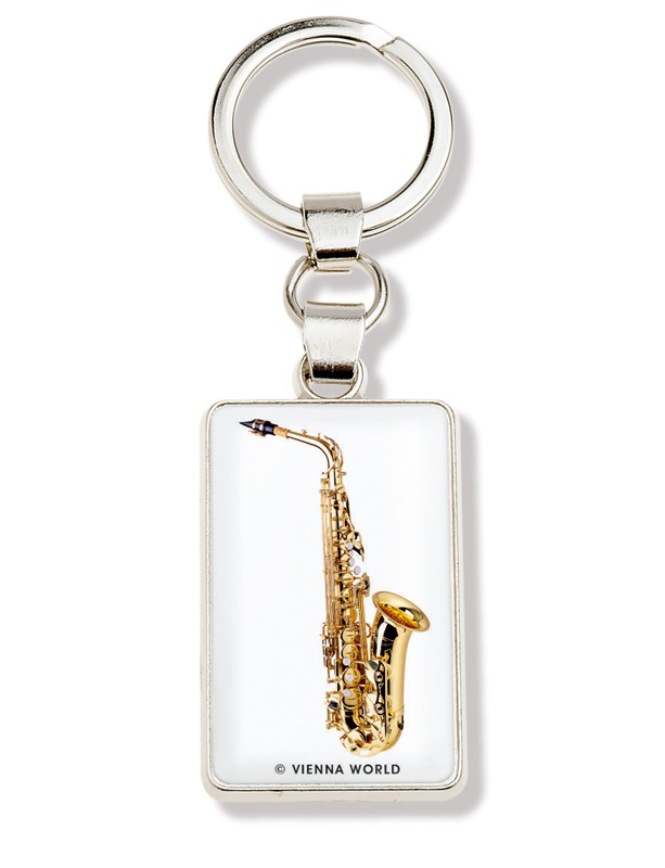 Akyol - porte-clés saxophone forme coeur - Saxophone - cadeau mélomane -  joli cadeau à
