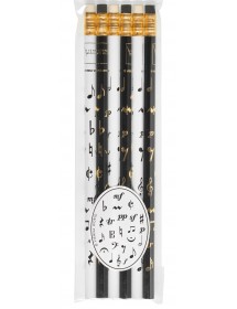 Pencils Music symbols -...