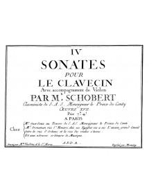 SCHOBERT J. IV Sonatas for...