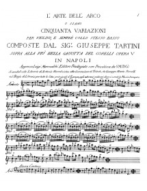 TARTINI G. L'Arte dell'...