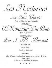 BREVAL J.B. Les Nocturnes...