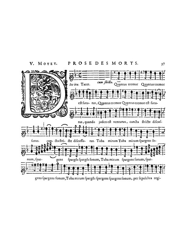 Partition facsimile Lully JeanBaptiste Grand motet dies irae (1683