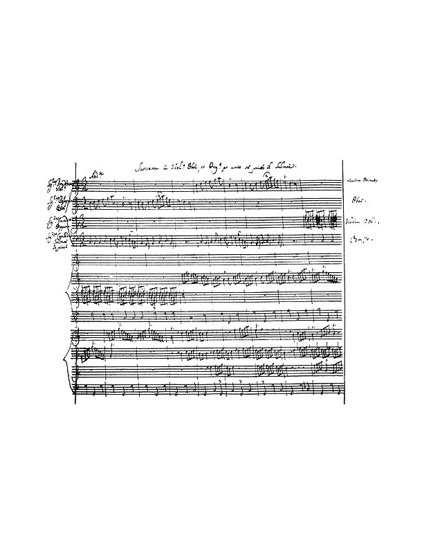 Partition facsimile Vivaldi Antonio Sonata per oboe RV 53, RV 81, RV
